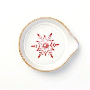 Hearth & Hand Christmas Holiday Snowflake Spoon Rest from 2021 collection NWT